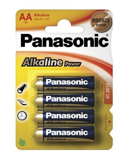 Батарейка щелочная PANASONIC Alkaline Power AA/4B