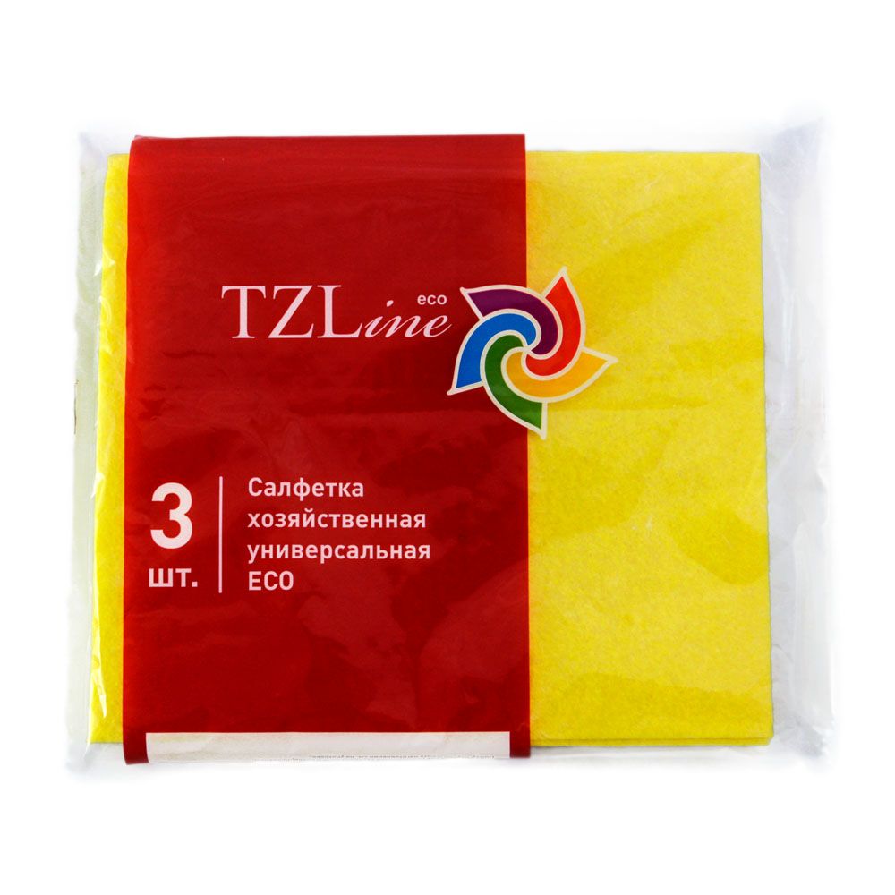 Салфетка хозяйственная TZLINE Eco универсальная (в упаковке 3 шт)