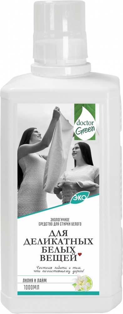 Жидкое средство для стирки цветного белья Doctor Green «Для любимой цветной одежды», 1000 мл в Алматы.