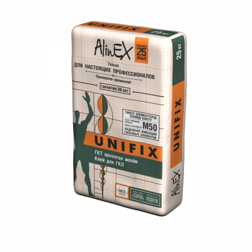 Клей для ГКЛ AlinEX «UNIFIX», 25 кг